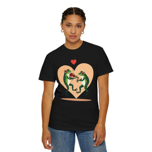 Groovy Frog Violin Tee - Soft Cotton Music Shirt - Dipaliz - T-shirts