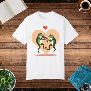 Groovy Frog Violin Tee - Soft Cotton Music Shirt - Dipaliz - T-shirts