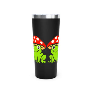 Insulated Tumbler Mushroom Hat Design for Coffee Lovers - Dipaliz - 22oz / Black - Tumblers