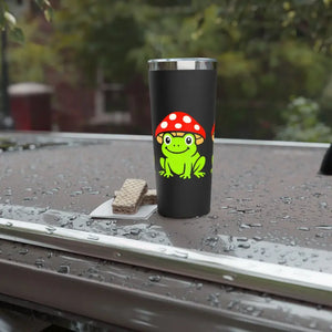 Insulated Tumbler Mushroom Hat Design for Coffee Lovers - Dipaliz - 22oz / Black - Tumblers