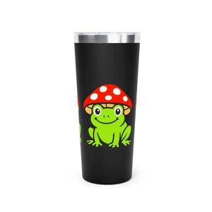 Insulated Tumbler Mushroom Hat Design for Coffee Lovers - Dipaliz - 22oz / Black - Tumblers