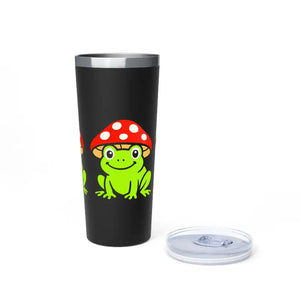 Insulated Tumbler Mushroom Hat Design for Coffee Lovers - Dipaliz - 22oz / Black - Tumblers
