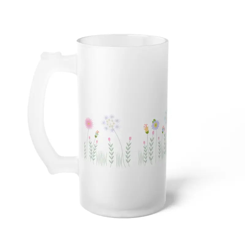 Elevate your Drink with Frosted Glass Beer Mug Magic - 16oz