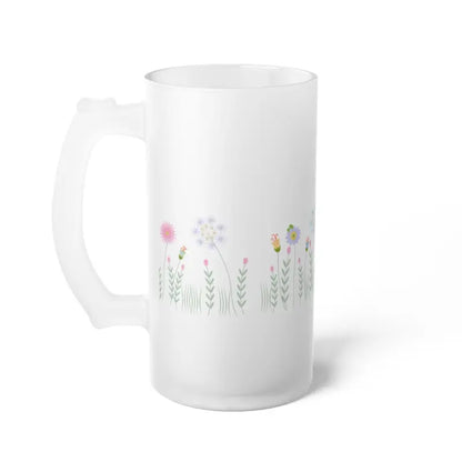 Elevate your Drink with Frosted Glass Beer Mug Magic - 16oz