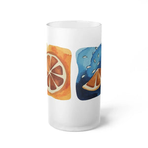 Icy Frosted Glass Beer Mug - Durable Cold Drinkware - Dipaliz - Tumblers