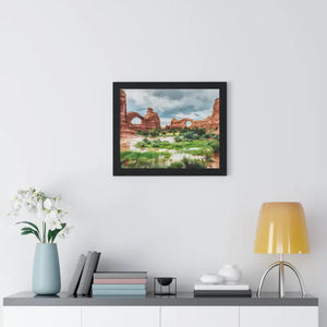Arches National Park Poplar Wood Frame Print by Dipaliz - Prints