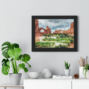 Arches National Park Poplar Wood Frame Print by Dipaliz - Prints