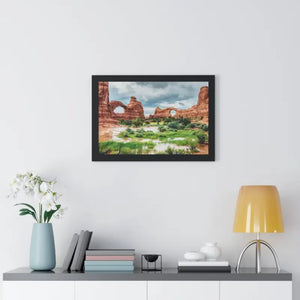 Arches National Park Poplar Wood Frame Print by Dipaliz - Prints