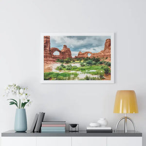 Arches National Park Poplar Wood Frame Print by Dipaliz - Prints