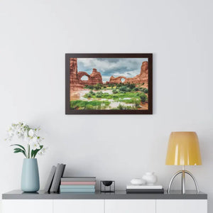Arches National Park Poplar Wood Frame Print by Dipaliz - Prints