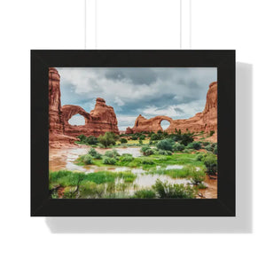 Arches National Park Poplar Wood Frame Print by Dipaliz - Prints