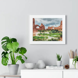 Arches National Park Poplar Wood Frame Print by Dipaliz - Prints