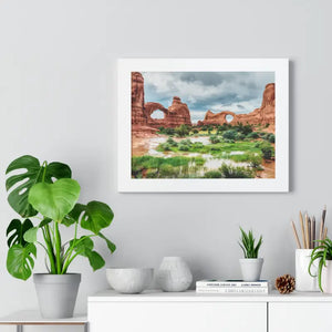 Arches National Park Poplar Wood Frame Print by Dipaliz - Prints