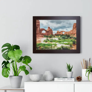 Arches National Park Poplar Wood Frame Print by Dipaliz - Prints