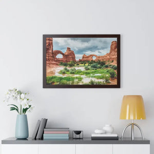 Arches National Park Poplar Wood Frame Print by Dipaliz - Prints