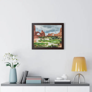 Arches National Park Poplar Wood Frame Print by Dipaliz - Prints