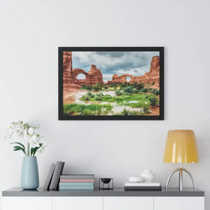 Arches National Park Poplar Wood Frame Print by Dipaliz - Prints