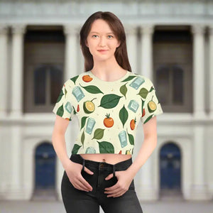 Summer Vibes Crop Tee - Refreshing Cool Style - Dipaliz - T-shirts