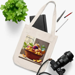 Eco-chic Organic Canvas Tote with Cotton Web Handles - Dipaliz - one Size / Natural - Bags