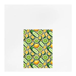 Kitchen Decor Tea Towel Cheerful Veggies Print - Dipaliz - White / 28’’ × - Towels