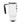 Glossy White Enamel Travel Mug 14oz - Stainless Steel - Dipaliz - Canteens
