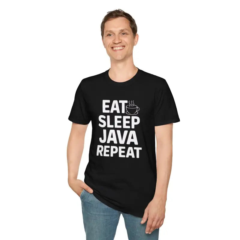 Fuel Your Java Passion With The Eat Sleep Repeat Tee - T-shirt