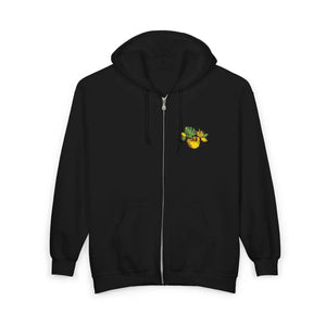 Cozy Full-zip Hoodie - Hand-embroidered Sloth - Dipaliz - Hoodies - s