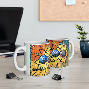 Fun Atomic Design Ceramic Mug - Science Lover Gift - Dipaliz - Mugs