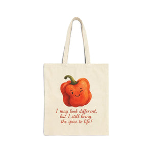 Playful Bell Pepper Tote - Eco Friendly Cotton Bag - Dipaliz - Shopping Totes