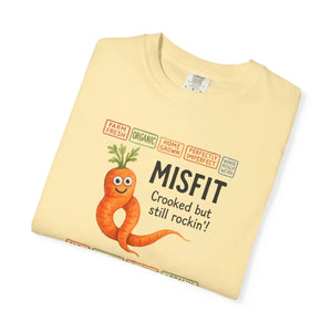 Vintage Garment-dyed T-shirt - Misfit Carrot Design - Dipaliz - T-shirts