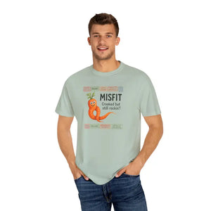 Garment-dyed T-shirt - Misfit Carrot Design Vintage Feel - Dipaliz - T-shirts