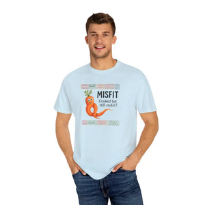 Garment-dyed T-shirt - Misfit Carrot Design Vintage Feel - Dipaliz - T-shirts