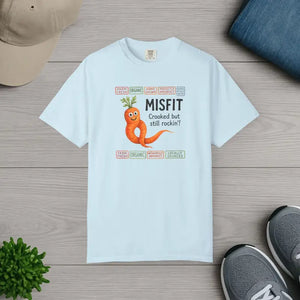 Garment-dyed T-shirt - Misfit Carrot Design Vintage Feel - Dipaliz - Chambray / s - T-shirts