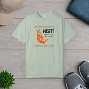 Garment-dyed T-shirt - Misfit Carrot Design Vintage Feel - Dipaliz - Bay / s - T-shirts