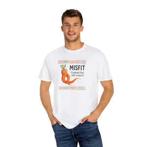Garment-dyed T-shirt - Misfit Carrot Design Vintage Feel - Dipaliz - T-shirts