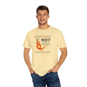 Garment-dyed T-shirt - Misfit Carrot Design Vintage Feel - Dipaliz - T-shirts