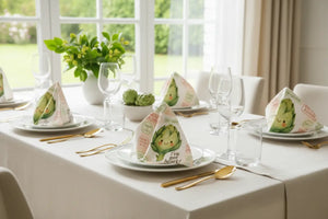 Organic Artichoke Napkins – Set of 4 Home Decor - Dipaliz - Cloth