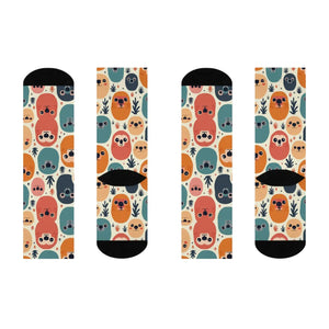 Cute Animal Cushioned Crew Socks - Soft Comfort - Dipaliz