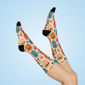 Cute Animal Cushioned Crew Socks - Soft Comfort - Dipaliz