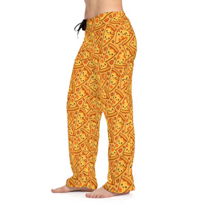 Soft Women’s Pajama Pants - Fun Pizza Print Jersey - Dipaliz - Pajamas