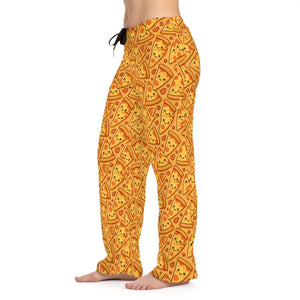 Fun Pizza Print Women’s Pajama Pants - Comfy Lounge - Dipaliz - Pajamas