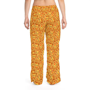 Fun Pizza Print Women’s Pajama Pants - Comfy Lounge - Dipaliz - Pajamas