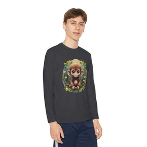 Funky Monkey Youth Long Sleeve - Polyester Blend - Dipaliz - T-shirts