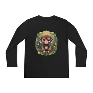 Funky Monkey Youth Long Sleeve - Polyester Blend - Dipaliz - T-shirts