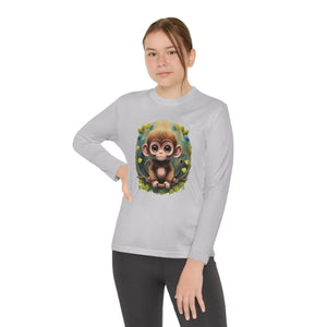 Funky Monkey Youth Long Sleeve - Polyester Blend - Dipaliz - T-shirts
