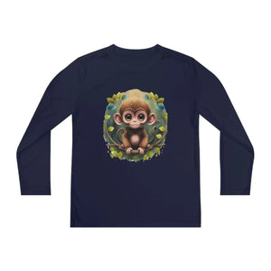 Funky Monkey Youth Long Sleeve - Polyester Blend - Dipaliz - T-shirts