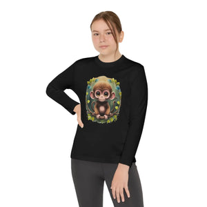 Funky Monkey Youth Long Sleeve - Polyester Blend - Dipaliz - T-shirts