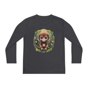 Funky Monkey Youth Long Sleeve - Polyester Blend - Dipaliz - T-shirts