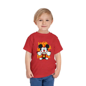 Short Sleeve Tee Mouse with Teeth Cool Kids Style - Dipaliz - Heather Red / 2t - Baby & Toddler Clothing