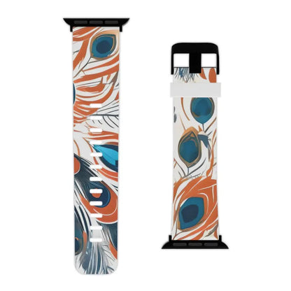 Thermo Elastomer Peacock Feather Apple Watch Band - Accessories